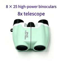 Vibrant Color Little Paul 8x High Magnification HD Binoculars, Mini Portable Binoculars, Suitable For Outdoor Concerts - Green Small Paul Standard Edition - View 1