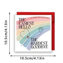 Sympathy Cards, Comfort Memorial Cards, Pet Loss Cards, Dog Sympathy, Grief Cards, Bereavement, Condolences - Multicolor - View 3