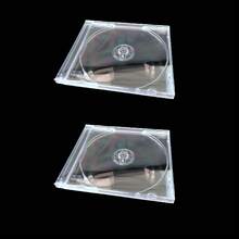 Pack Of 2/5/10 Square Rigid CD/DVD Cases – Single-Disc Plastic Case (PS Material) – CD Album Storage Case – Mini Disc Case - White - View 9