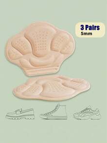 Sneaker Size Reducer Heel Grip Pads, Anti-Slip Anti-Chafing Heel Liners, Half Size Insoles For Shoe Size Adjustment - Thin/5mm - View 12