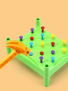 Colorful Nail Pounding Bench, Hand-Eye Coordination Training Intelligent Toy, Baby Hand Strength Exercise And Focus Developing Tool, Suitable For Boys And Girls Over 3 Years Old, Birthday Gift, Essential Holiday Gift - Multicolor - View 6