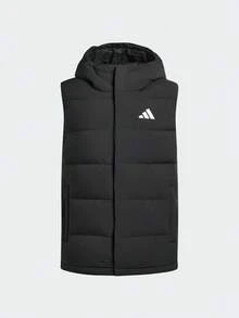 Adidas Men's HELIONIC VEST Down Vest KH3995 - Black - View 2
