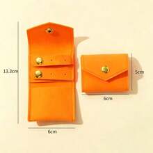1pc/5pcs Jewelry Storage Roll, Mini Ultra-Small Jewelry Roll Bag, Earring Ring Necklace Storage Bag, Home Jewelry Storage Bag - Multicolor - View 42