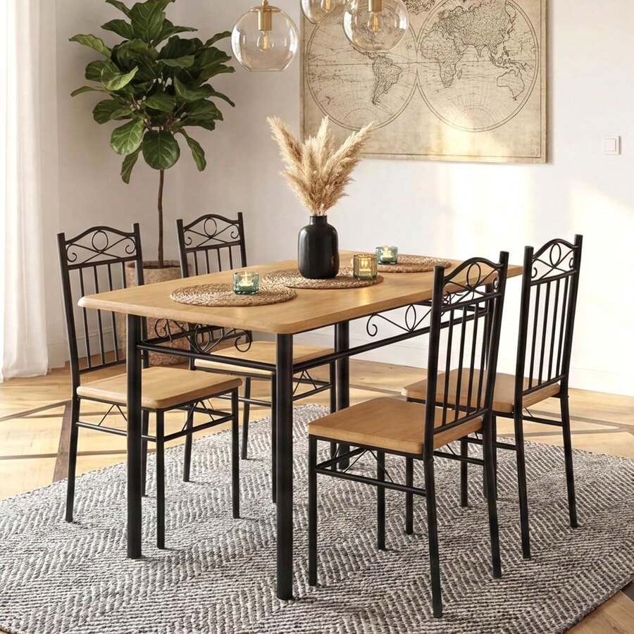 Dining Table & Chair Sets - White - View 1