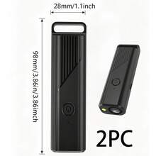 Mini Ultrasonic Dog Repeller, Handheld Anti-Barking Device With LED Light, Rechargeable Dog Bark Deterrent, Strong Ultrasonic Dog Training Tool, Portable Indoor/Outdoor Pet Training Accessory, Anti-Biting Dog Training Product - Multicolor - View 8