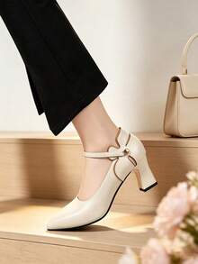 Women Pumps - Beige - View 5