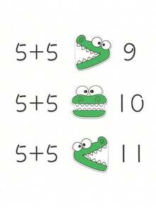 Stiker Magnetik untuk Mengajar Matematika, Magnet Tanda Lebih Besar Dari, Lebih Kecil Dari, Sama Dengan, Alat Bantu Edukasi Permainan Interaktif Aritmatika Dasar di Kelas, Stiker Dinding Kognitif untuk Pendidikan Anak Usia Dini, Persiapan Kembali ke Sekolah - Berbagai gaya - View 3