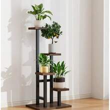 2026 New Model Movable Balcony Flower Rack, Living Room Floor-Standing Succulent Storage Shelf With Pot Holder In Wrought Iron Design - View 8