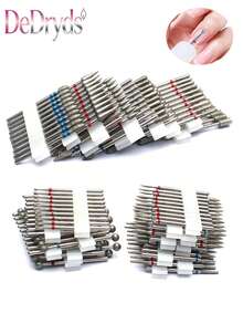 DeDryDS Diamond Nail Drill Bit Set, Suitable For Nail Drill, Electric File, Professional Carbide Drill Bit Set, Suitable For Acrylic Gel Nails, Home Nail Salon Use - Multicolor - View 3