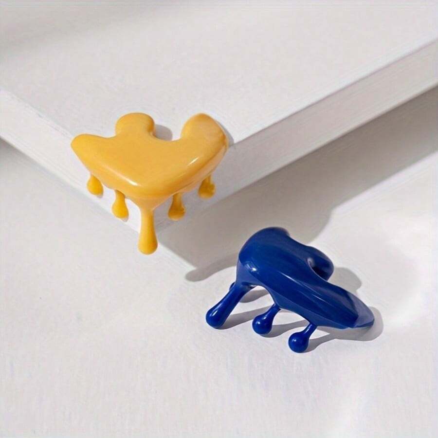 4pcs Ultra-Durable, Smooth-Edged Anti-Collision Corner Protectors, Water-Drop Shaped, Suitable For Coffee Tables And Cabinets, Also For Protecting Furniture Right Angles - 4 Items - View 1