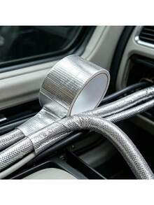 High Temperature Resistant Heat Insulation Tape, Oil-Resistant Self-Adhesive Pipe Tape, Suitable For Automotive Engine Exhaust Pipes, HVAC Ducting And Home/Industrial Applications Sealing And Repair - Multicolor - View 6