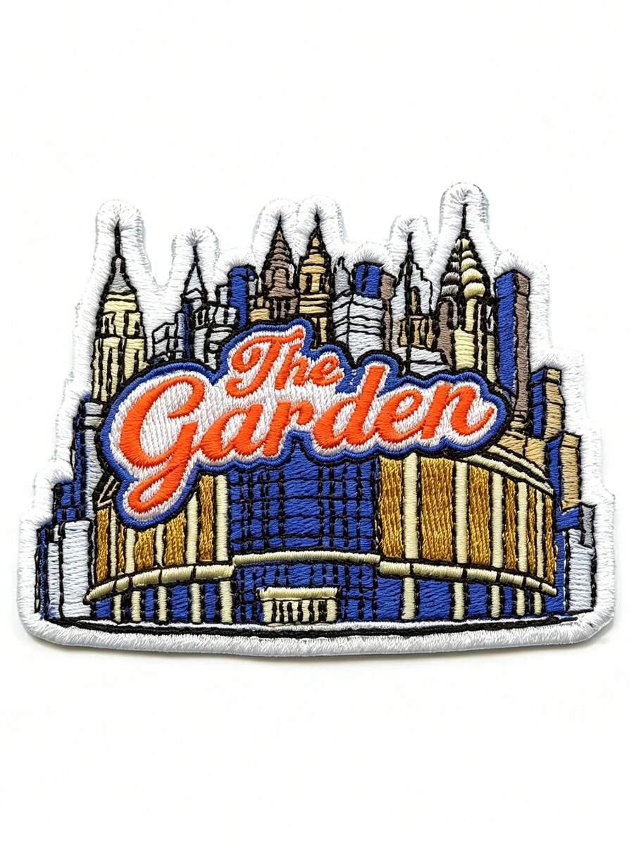 رقعة مطرزة للكي على الملابس بتصميم The Garden New York للبيسبول وكرة السلة والرياضة - متعدد الألوان - مشاهدة 1