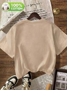Lucu, Gaya Preppy, Motif Musim Gugur, Mode Musim Gugur yang Ceria, Desain Thanksgiving, Halloween. Pakaian Musim Gugur untuk Wanita - Aprikot - View 4