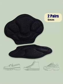 Sneaker Size Reducer Heel Grip Pads, Anti-Slip Anti-Chafing Heel Liners, Half Size Insoles For Shoe Size Adjustment - Thin/5mm - View 14