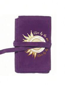 Tarot Card Storage Bag, Printed With Gold Sun And Star Pattern, Portable Card Storage Bag With Drawstring, Suitable For Storing Tarot Cards, Divination Cards, Card Games, Cosmetics, Banknotes; Travel, Commute, Office, Back To School, 2D Printed Design - No Texture, Suitable For Cards, Small Items, Back To School Gifts, Teacher Gifts, Christmas, Halloween - Multicolor - View 17