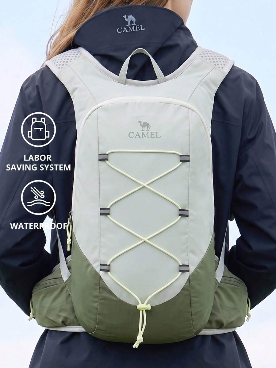 CAMEL CROWN Unisex Lightweight Large Capacity Backpack, Suitable For Hiking, Climbing, Casual Sports, Outdoor Mountaineering And Travel - Yunqi Green - View 1