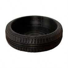 1pc Creative Tire Shaped Storage Tray, Rubber Tire Design Key Coin Dish, Industrial Style Desktop Organizer, Small Accessory Holder For Desk Entryway, Car Lover Decor, Halloween Christmas Home Decor Gift,Baskets,Storage Boxes - Multicolor - View 9