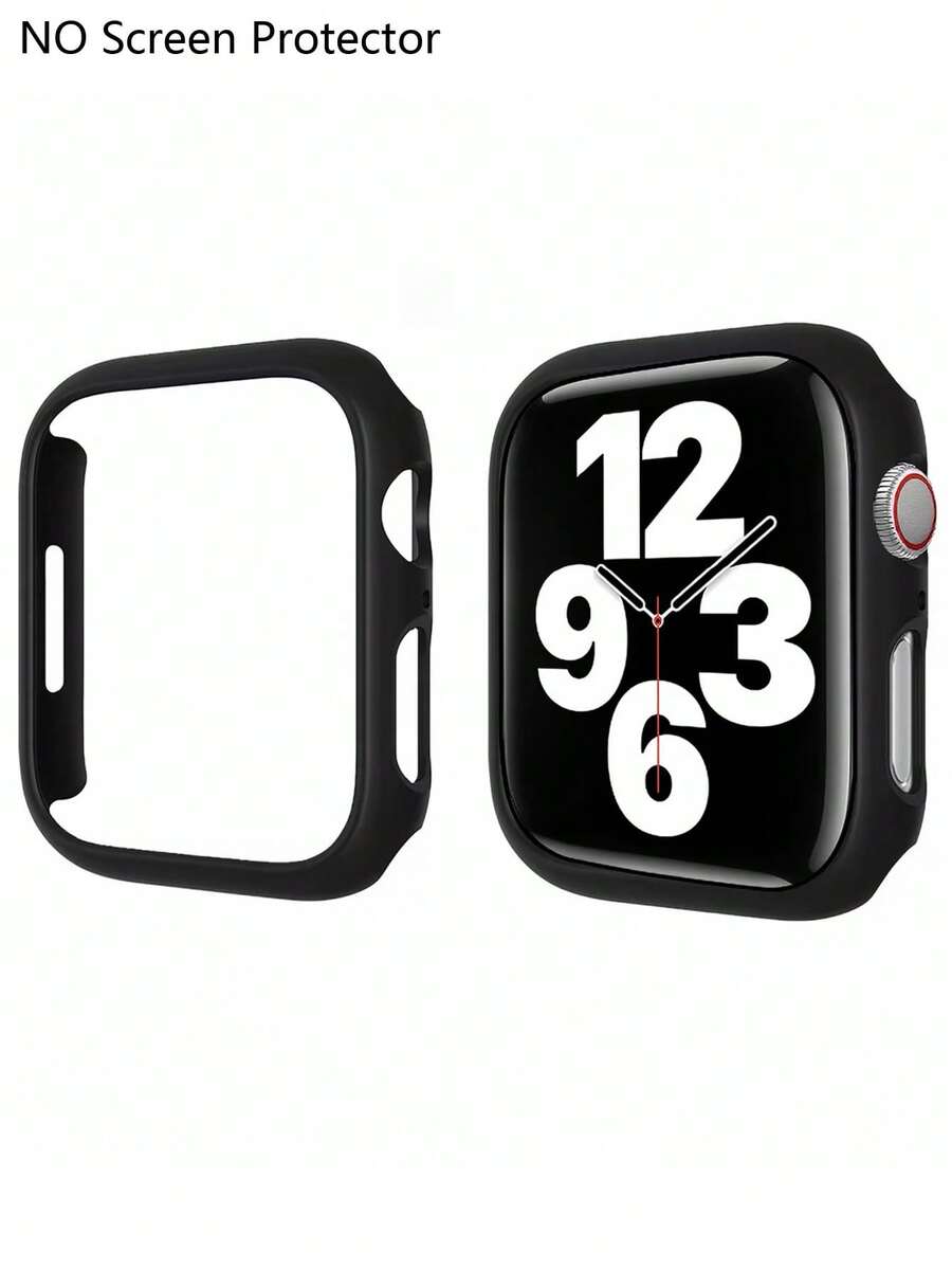 1件 硬PC防震鏤空防摔保護殼，適用於Apple Watch 40/41/42/44/45/46/49mm，Series 12 Ultra4 SE/11/10/9/8/7/6/5/4