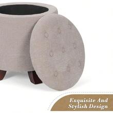 Storage Benches & Ottomans - Khaki - View 3