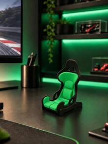 1pc Racing Seat Phone Holder, Adjustable Stable Desktop Phone Stand, Perfect For Desk, Gaming, Bedroom Decor, Ideal For Gamers And Racing Enthusiasts, Cool Creative Universal Smartphone Holder, Fun Desktop Ornament, Birthday Or Holiday Gift - Multicolor - View 10