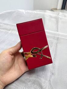YSL Dust-Proof Hard Case Cosmetic Organizer Dual Use Vanity Storage & Daily Crossbody Handbag Gift Box - Red - View 4