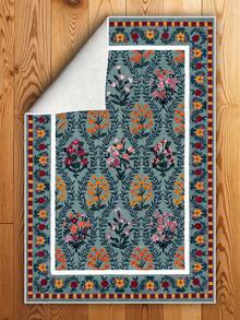 Digitally Printed Non-Slip Washable Runner And Area Rug, Suitable For Living Room, Bedroom, Outdoor, Kitchen Carpet | Modern, Scandinavian, Bohemian And Classic Styles | 100% Polyester - Dark Grey - View 2