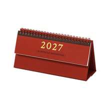 1pc 2027 MIni Desk Calendar, Simple Aesthetic Horizontal Desktop Calendar, Monthly Planner, For Notes, Habit Tracking, Daily Planning, To-Do Lists - Calendar - View 12