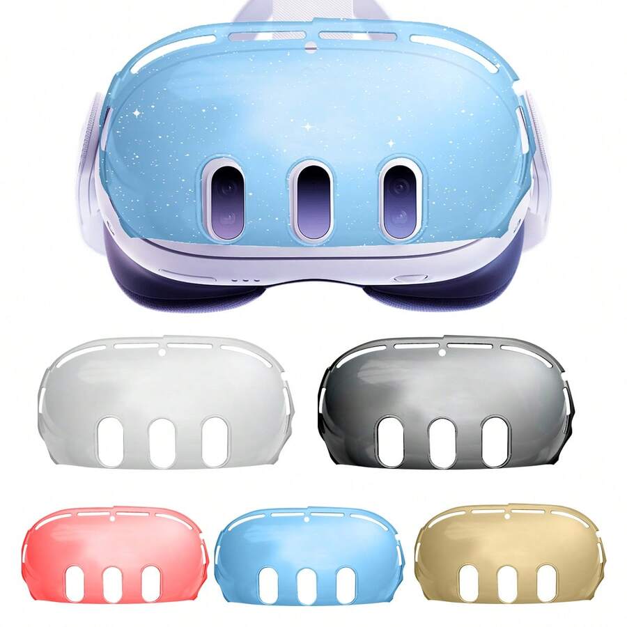 New ForMetaQuest 3 Crystal Shell Scratch Resistant Cover Host Protective Cover ForQuest 3 VR Accessory Drop Resistant Cover - View 1