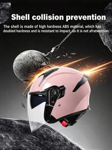 AD Motorcycle Helmet HD Anti Fog Double Lens Open Face Helmets Seasons DOT Certified Rideing Protective Helmet Free Size - K5 - View 4