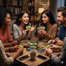 (1pc)New Don't Say It Game Cards, Forbidden Words Party Card Game, Multiplayer Interactive Icebreaker Game, Quick Reaction Challenge, Family & Friends Gathering Game Night, Portable Mini Travel Size - Multicolor - View 6
