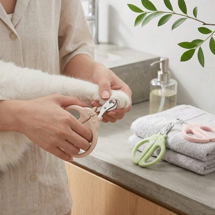 1pc Pet Nail File, Suitable For Small Dogs, Small Cats And Other Small Animals. Nail Trimmer, Pet Nail File, Ergonomic Design, Easy To Operate, Durable, Elegant Appearance, Easy To Use, Portable, Essential For Dogs And Cats.