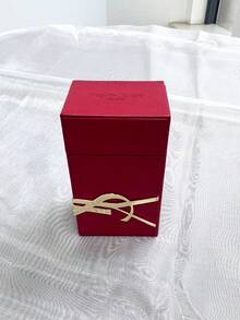 YSL Dust-Proof Hard Case Cosmetic Organizer Dual Use Vanity Storage & Daily Crossbody Handbag Gift Box - Red - View 2