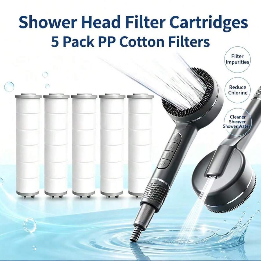 Piano Key Shower Head Set, Pressurized High-Pressure Handheld Rain Shower Head With 1.5m Hose, Drill-Free Wall-Mounted Bathroom Shower Head Kit, Home Bathroom Accessory