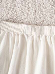 Boys' Casual Classic Versatile Pure Cotton White Long Pants Suitable For Vacation, Party, Performance, Daily, School And Other Occasions - White - View 7