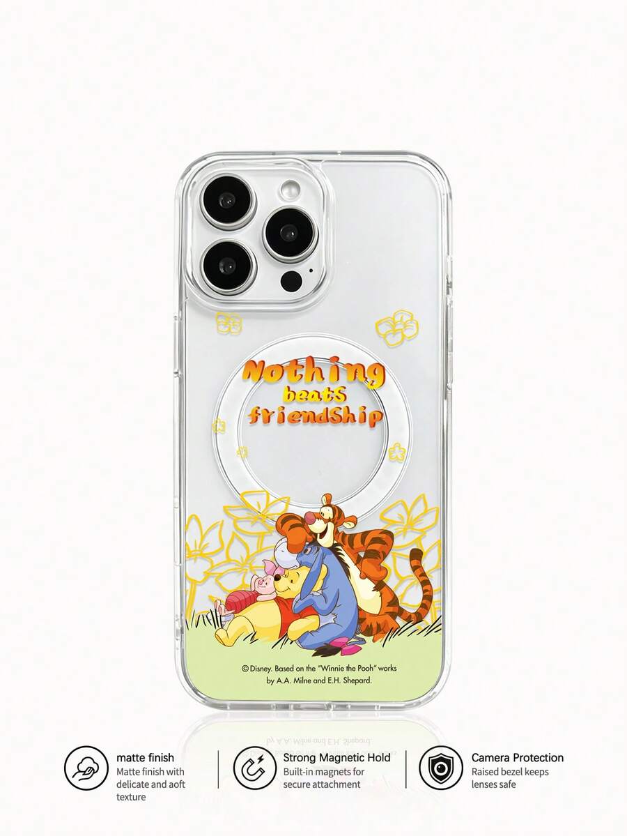 Miniso Étui de téléphone X Disney avec fonction de charge sans fil magnétique, étui de téléphone d'été, cadeau de vacances, étui de téléphone antidérapant, antichute, anti-empreintes digitales pour iPhone18pro 18promax GalaxyS22, GalaxyS23, S24plus, GalaxyS25, S26ultra pour iPhone17 17Air 17pro 17promax 11 12 13,14,15,16pro,16promax 14Plus 15Plus 16Plus 16pro 16promax. Cadeaux de vacances d'Halloween et de Noël - Transparent - Voir 1