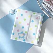 1pc Kawaii Polka Dot 3 Inch Photocard Album, Single Pocket Mini Card Collection Binder With Cute Cartoon Animal Pendant, Portable Idol Photo Card Holder For 3" & Small Cards - Multicolor - View 8
