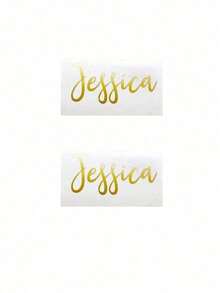 Personalized Name Decal, Custom Waterproof Name Sticker, Laptop Sticker,Tumbler Name Decal, Car Window - Multicolor - View 7