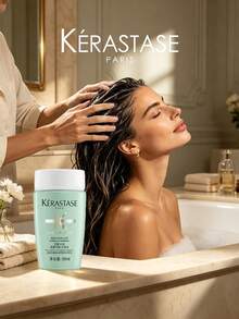 Kérastase Specifique Bain Divalent Shampoo 80ml, Balancing Shampoo For Oily Scalp Dry Ends, Deep Clean & Anti-Oil, Travel Size - Shampoo - View 7