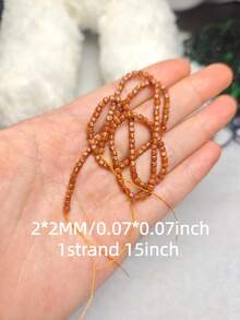 Brown Goldstone/Blue Goldstone/Green Goldstone Diamond Cut Flash Loose Cube Beads - Suitable For Jewelry, Bracelet, And Necklace Making Additions - 1strand 15inch - View 16