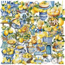 50pcs Summer Lemon Theme Creative Graffiti Stickers PET Dual Transparent Material Suitable For Decoration Phone Cases, Water Bottles, Computers, Desks, Beautiful Stickers - 1 Set/50 PCS - View 10