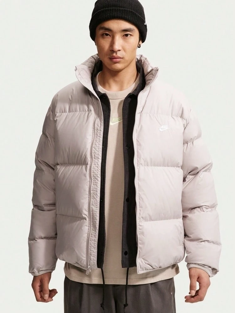 Nike Men's AS M NK TF CLUB Down JACKET Thick Down Jacket - Short IB2976-211 - Mauve Purple - View 1