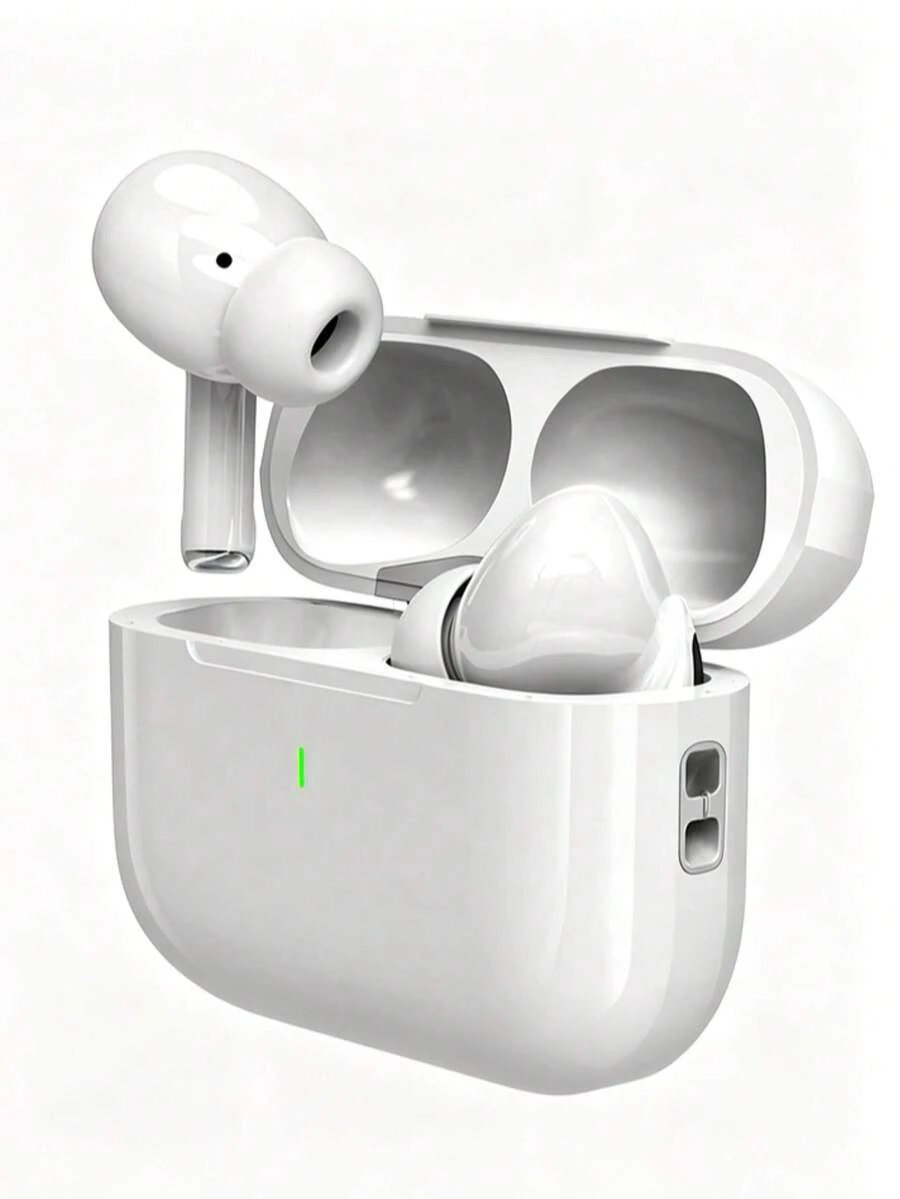 TWS Earbuds Wireless Bluetooth Earphones White Design Built-In Microphone Clear Calls Comfortable Stem Design Compatible With All Mobile Devices Suitable For Fitness Running Daily Use - Multicolor - View 1