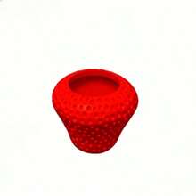 1pc Cute Strawberry Shaped Small Plant Pot, Resin Succulent Planter Pot Without Drainage Hole, Mini Decorative Flower Pot For Indoor Desktop, Window Sill, Tabletop, Adorable Home Decor For Tiny Greenery & Houseplants - Multicolor - View 8