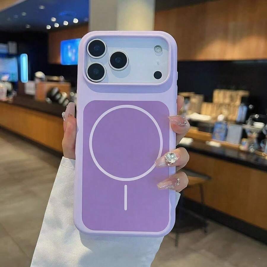 奢華亮螢光液態矽膠手機殼，適用於 iPhone 18 Pro Max 17 Air 16 15 14 13 12 17 Pro Max Plus，磁吸軟殼
