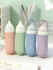 1pc/4pcs Morandi Erasable Dot Glue, Diamond Shape Adhesive Tape, High Aesthetic Stationery, For Scrapbooking, Photo Sticking And Handmade DIY - Dot Glue Tape - View 6