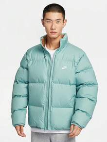 Nike Men's AS M NK TF CLUB Down JACKET Thick Down Jacket - Short IB2976-017 - Green - View 1