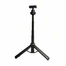 2-In-1 Mini Extendable Selfie Stick Tripod, Magnetic Quick Release Aluminum Alloy Telescopic Camera Stand With 360° Rotatable Ball Head, Anti-Slip Stable Portable Mount, Compatible With Most Action Cameras For Vlog Travel Outdoor Shooting - View 7