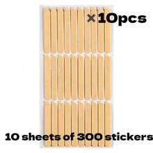 3/5/10/50pcs Nail Supplies Kraft Paper Double-Sided Display Tape, Suitable For Nail Salon Display And Packaging, Double-Sided Nail Display Tape, Can Be Used For Nail Tips, Color Cards And Crystal Handle Nail Adhesion. - Brown - View 9