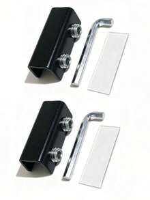 Sliding Window Limit Lock, Iron Window Stopper, Adjustable Anti-Fall Window Limit Lock With Key, Sliding Door And Window Rail Protection Limit Lock - A - View 11