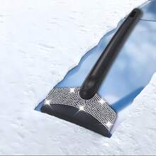 1pc Rhinestone Car Snow Scraper Ice Scraper, Crystal Windshield Snow Removal Tool, Shiny Winter Car Accessory, Car Window Ice And Snow Remover, Cute Snow Cleaning Tool - A - View 8